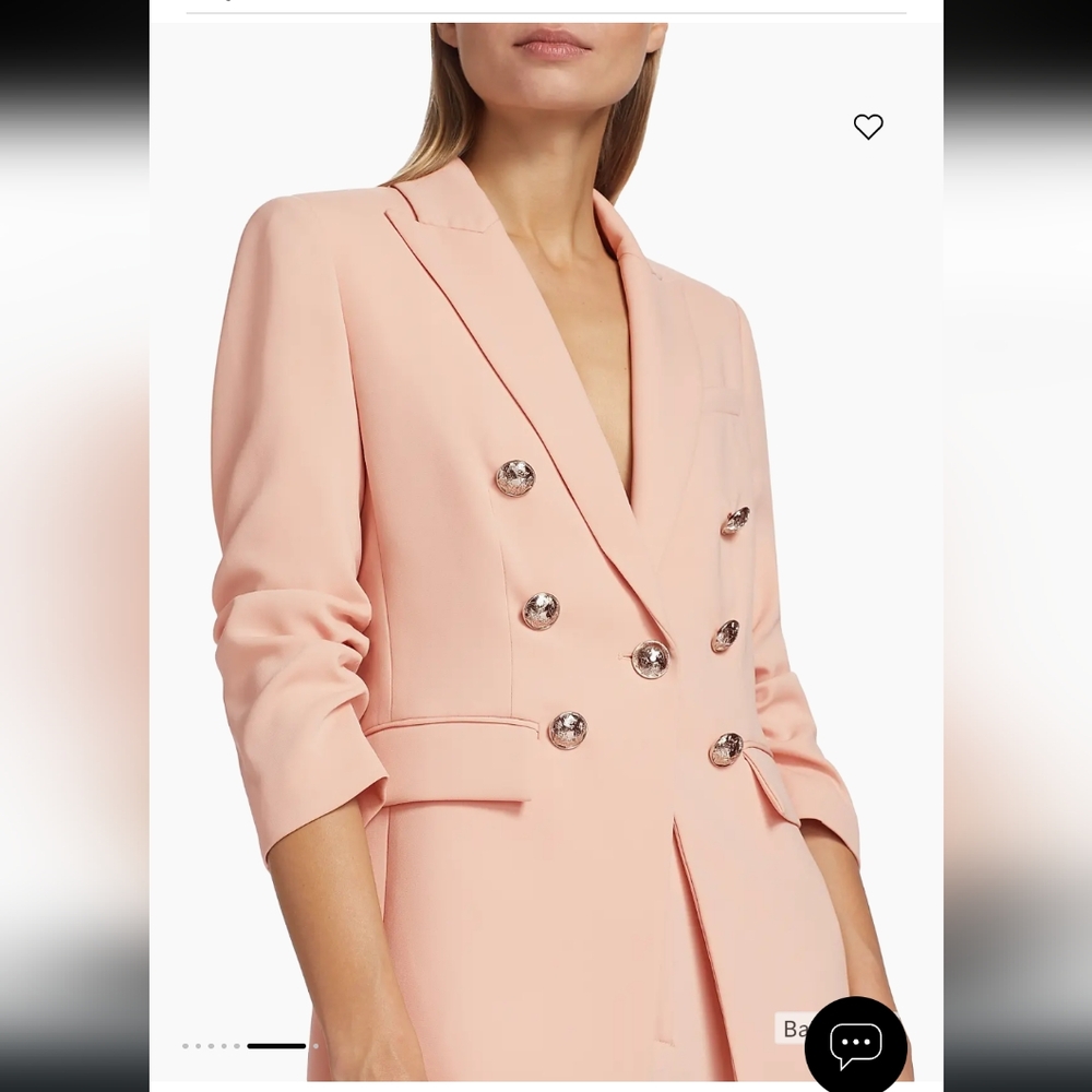 New Veronica Beard Tomi Dickey Double Breasted Jacket No Tag Sample Sz 18